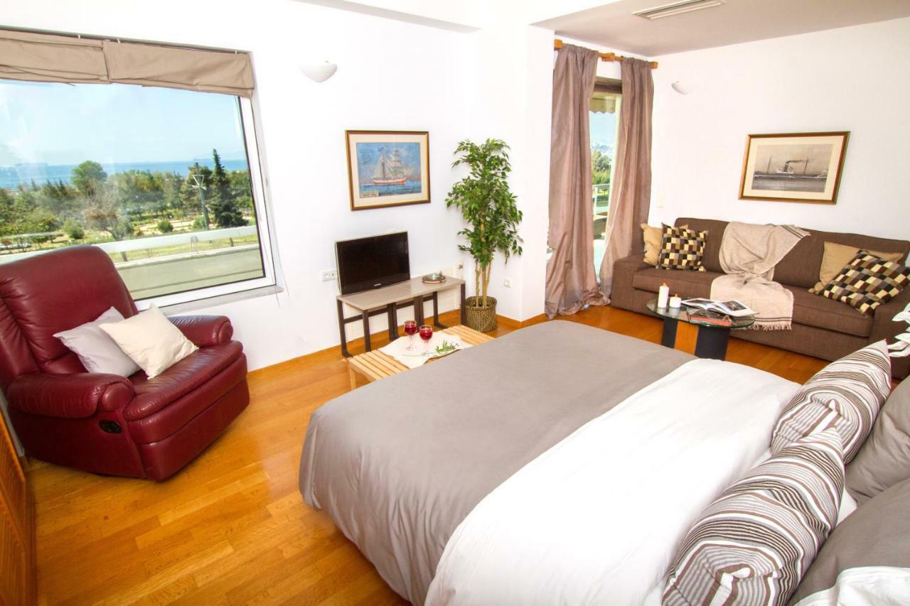 Athens Luxurious Apartment - Sea View! Luaran gambar