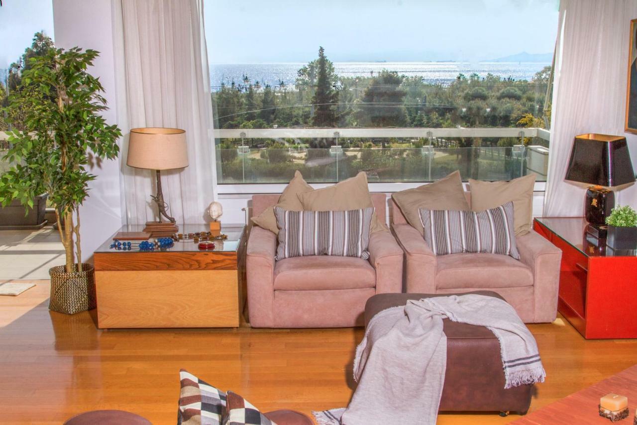 Athens Luxurious Apartment - Sea View! Luaran gambar